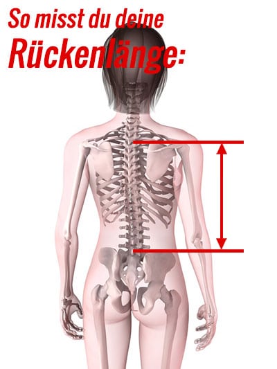Anleitung Rückenlänge für Wanderrucksack messen