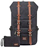 Kaukko Vintage Rucksack aus Canvas für 15-17 Zoll Laptop